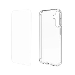 My Way Myway Coque pour Galaxy A15 4G/5G Souple en TPU et Protection d'Écran en Verre Trempé Transparent