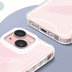 Avizar Coque pour iPhone 15 Plus Dos Rigide Coins Bumper Antichoc Transparent pas cher