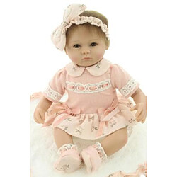 Universal Renaissance Baby Doll Wharf Silicone Doux 43 cm Poupée réaliste Nouveau-né Fille Mariée