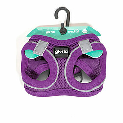 Harnais pour Chien Gloria Air Mesh Trek Star Réglable Violet L (33,4-35 cm)