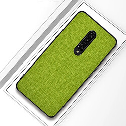 Wewoo Coque Souple Housse de protection en tissu antichoc PC + TPU pour OnePlus 7 vert