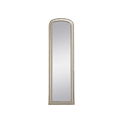 Acheter Vente-Unique Miroir sur pied style vintage en bois de paulownia - Champagne - L.50 x H.170 cm - TERESA