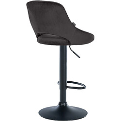 Acheter Non Tabouret de bar Milet velours noir