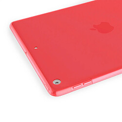 OKULI Transparent Étui Silicone Coque Housse Case Cover pour Apple iPad (10.2) (2019-2020) en Rouge