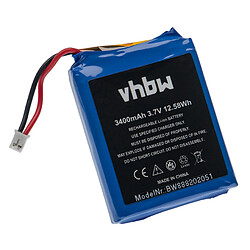 vhbw batterie remplacement pour Technaxx 4653, TE4653 pour interphone, caméra d'interphone (3400mAh, 3,7V, Li-ion)