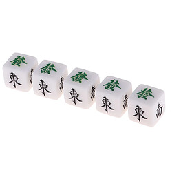 Dés de Mahjong durable pour Jeu de Mahjong pas cher