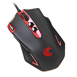 Universal Souris gaming professionnelle câblée 8 boutons 4000 ppp Souris gaming optique couleur LED rétroéclairée DOTA LOL | souris gaming | souris 8 boutons 4000 ppp(Le noir) pas cher