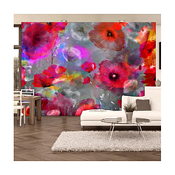 Artgeist Papier peint - Painted Poppies [350x245]