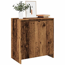 vidaXL Buffet vieux bois 70x41x75 cm bois d'ingénierie