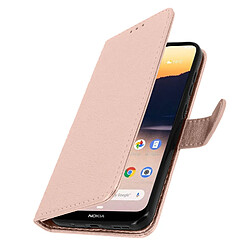 Avizar Étui Nokia 2.3 Housse Intégrale Porte-carte Fonction Support rose gold