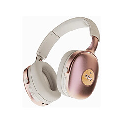 House Of Marley EM-JH151-CP Casque Audio Sans Fil Annulation du Bruit Active Détachable Coton Bluetooth Copper