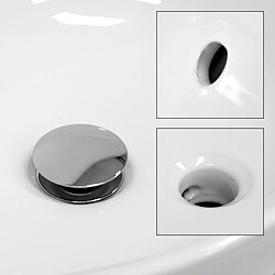 Acheter Ecd Germany Lavabo vasque évier lave-main salle de bain ovale en céramique blanc 590x390mm