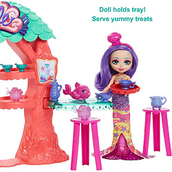 Mattel Enchantimals Royaume de l'Océan Café Sous-Marin avec Mini-Poupée Martina Sirène Multicolore