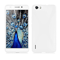 Cadorabo Coque Honor 6 PLUS Etui en Blanc