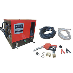 Varanmotors NEDLP-27 Pompe à fuel gasoil diesel 12V 40l/min 150W avec pistolet automatique, clapet anti-retour, crépine d'aspiration