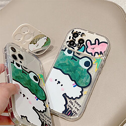 Avis GUPBOO Étui pour iPhone11ProMax Graffiti Crocodile Dog Cartoon Phone Case Bracket Soft