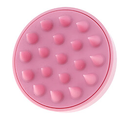 Avis Silicone Shampooing pour la douche Gel douche Corps Pellicules Masseur pour cuir chevelu rose clair