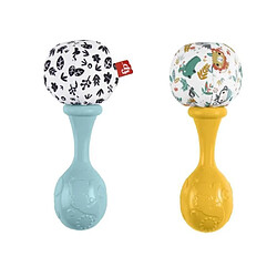 Fisher Price Fisher-Price-Mes Premiers Maracas-Jouet d'éveil 2&nbsp;hochets des 3&nbsp;mois HMF34 pas cher