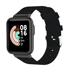 Bracelet en nylon sangle réglable, noir pour votre Xiaomi Redmi Watch/Mi Watch Lite