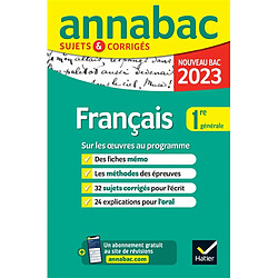 Français 1re générale : sur les oeuvres au programme : nouveau bac 2023 - Occasion