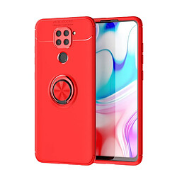 Coque en TPU avec béquille rouge pour votre Xiaomi Redmi Note 9/Redmi 10X 4G