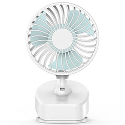 Ventilateur de Table USB Portable Mini Ventilateur de Bureau Rechargeable à Clipser Rotation à 360 Degrés Ventilateur à Clipser Réglable à 3 Vitesses