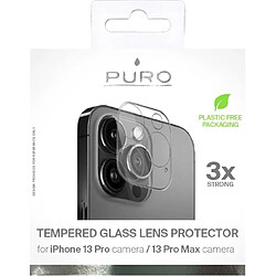 Puro X-Doria Raptic Glass Camera Lens Protector - Verre de protection pour l'appareil photo iPhone 13 mini / iPhone 13 (lot de 2)