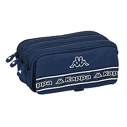 Trousse Fourre-Tout Triple Kappa Navy Blue marine (21,5 x 10 x 8 cm)