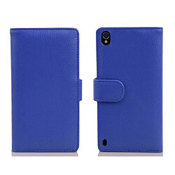 Cadorabo Coque Huawei ASCEND P7 Etui en Bleu