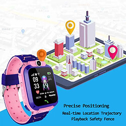 Universal Smartwatch pour enfantsSOS pour téléphones portables pour enfantsSmartwatch avec carte SIM photo imperméable IP67 pour enfants Regardez les cadeaux pour les garçons et les filles | Smartwatch (rose) pas cher