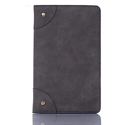 Wewoo Housse Coque Etui à rabat horizontal en cuir de style livre pour Galaxy Tab A 8 2019 P200 / P205avec porte-cartes et porte-cartesavec porte-monnaie Gris