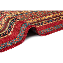 Vidal Tapis de laine 290x203 rouge Torkman