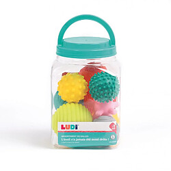 LUDI 8 balles assorties pour les petits