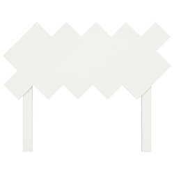 Avis vidaXL Tête de lit Blanc 104x3x80,5 cm Bois massif de pin