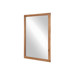 Vente-Unique Miroir rectangle avec contour en bois d'acacia - 90 x 60 cm - SEPANG