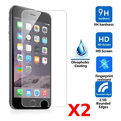 Little Boutik 2X Verre Trempé Iphone 7/8 Vitre de Protection Clear Haute Resistance Pack X2