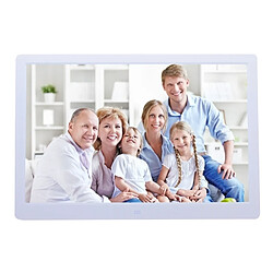 Wewoo Cadre photo numérique blanc 13 pouces LED affichage avec support et télécommande, Allwinner F16, carte SD / MS / MMC USB