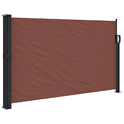 vidaXL Auvent latéral rétractable marron 117x300 cm