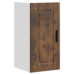 vidaXL Armoire murale de cuisine Porto chêne fumé bois d'ingénierie