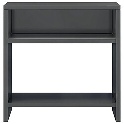 Acheter Maison Chic Table de chevet,Table de nuit,Table d'appoint pour salon Gris brillant 40 x 30 x 40 cm Aggloméré -MN74207