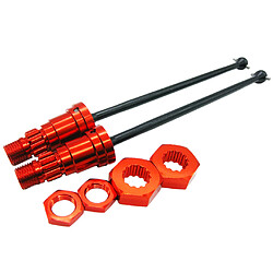 2pcs 1/5 Arbres De Transmission Universels Avant Arrière Pour Traxxas X-Maxx Red pas cher