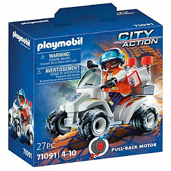 Playmobil® City Action Secouriste et quad