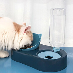 Universal Bol pour chat distributeur d'eau stockage automatique pour chien chat bol de nourriture récipient de nourriture eau potable pour animal de compagnie éleveur d'eau potable