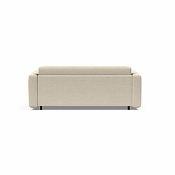 Acheter Inside 75 INNOVATION LIVING Canapé design KILLIAN Dual convertible lit 195*140 cm tissu Phobos Latte