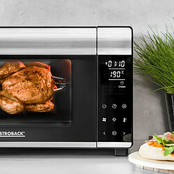 GASTROBACK 42814 Design Bake & Grill, mini four, 1500 W, argenté/noir