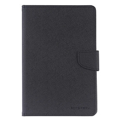 Wewoo Housse Étui Coque en cuir à rabat horizontal FANCY DIARY pour iPad Mini 2019avec porte-cartes et porte-cartesavec porte-monnaie Noir