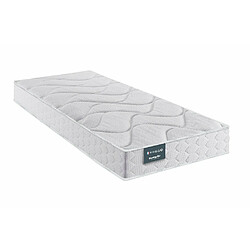 Avis Inside 75 Ensemble Dunlopillo 90*190 cm EUGEN 1 18 cm matelas sommier déco jeu de 4 pieds gris