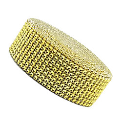 10 mètres diamant strass ruban Wrap fête de noël décoration florale or pas cher