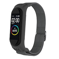 Bracelet en nylon Élastique gris foncé pour votre Xiaomi Mi Band 3/4/5/6