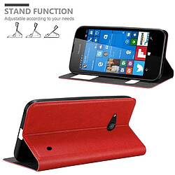 Cadorabo Coque Nokia Lumia 550 Etui en Rouge